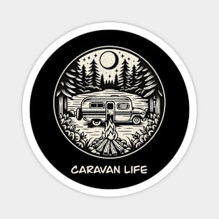 Caravan life Magnet